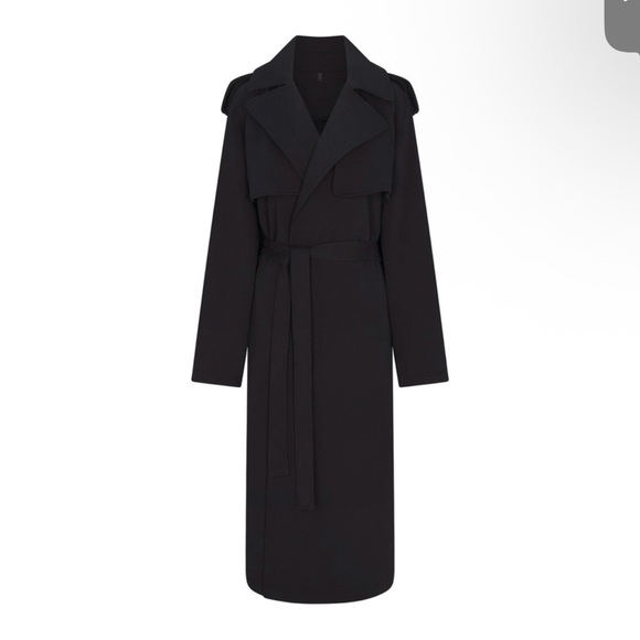 NWT Skims Boyfriend Fleece Oversized Trench Coat 2X - Picture 6 of 6